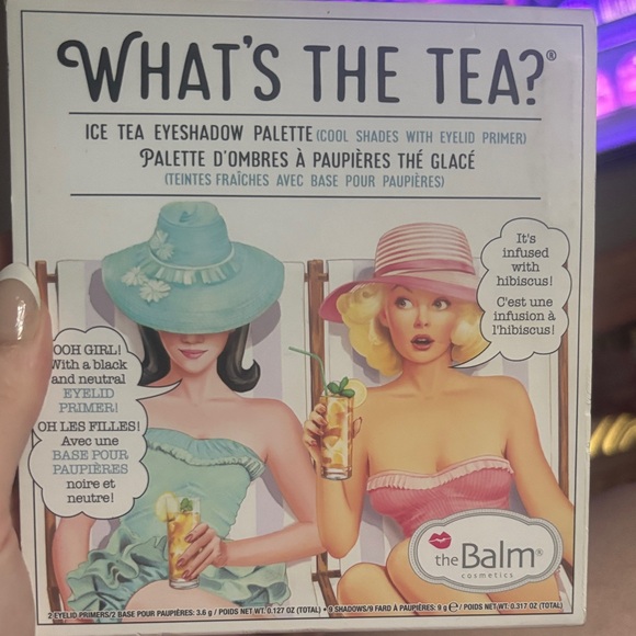 theBalm Ice Tea Eyeshadow Palette with Cool Shades - Picture 1 of 2